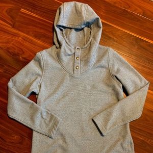 The North Face blue pullover hoodie Size Medium